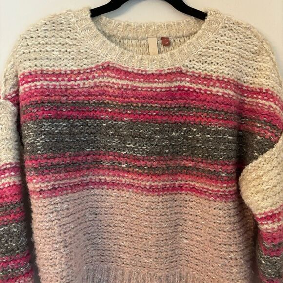 Anthropologie Pilcro Women’s Crewneck Pullover Sweater stripped wool size small! - Picture 9 of 14